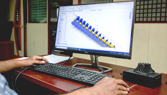 Pre-production Design of Archimedes Screw

