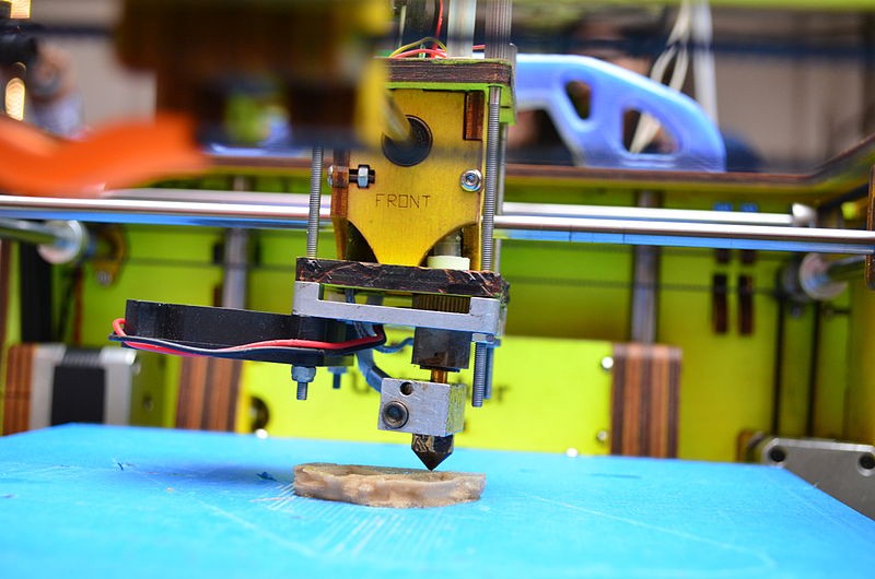 3D Printer printing a part